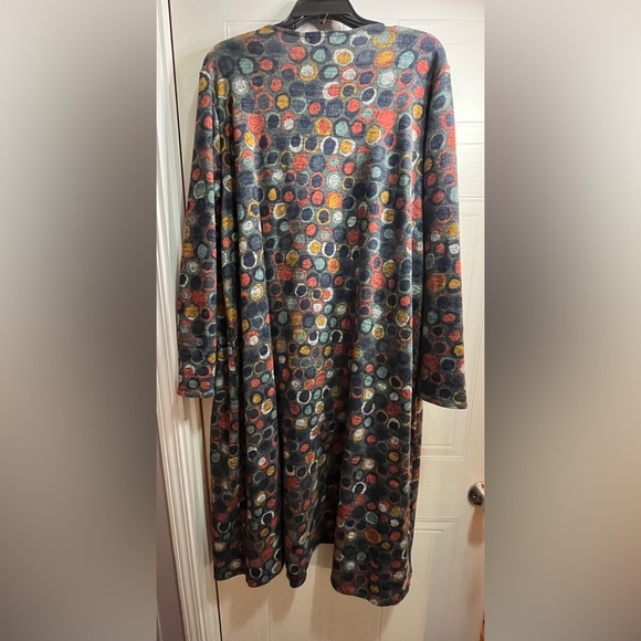 Women’s LulaRoe Long Sarah Duster Cardigan Long Sleeve 2 Pockets Size XL - Picture 7 of 7